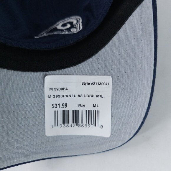 Los Angeles Rams Hat Cap Fitted Mens Large Blue White NFL Football New Era - Picture 5 of 6